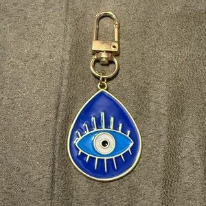 Blue Evil Eye Keychain